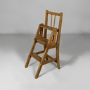 Sedia scala in legno, 1930 ca.