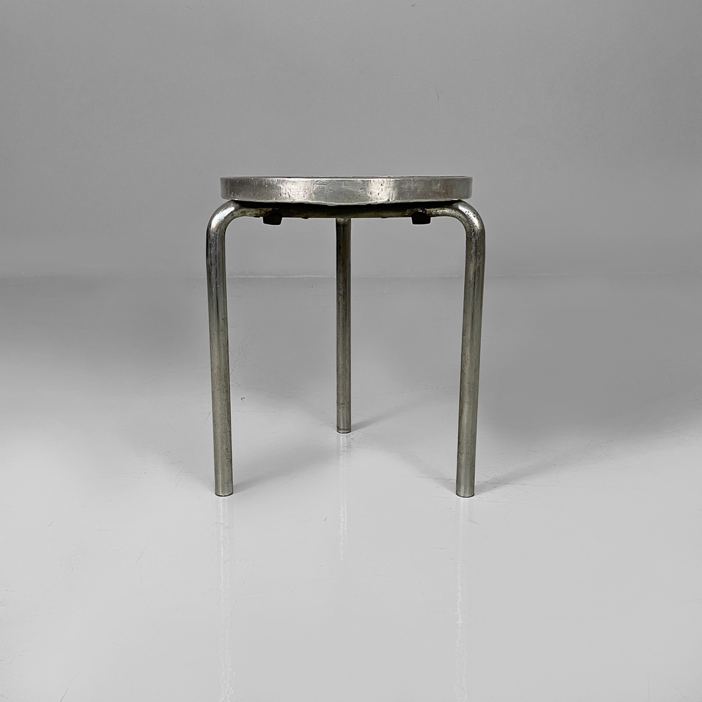 Sgabello in metallo e formica, 1960 ca.