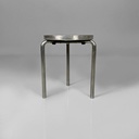 Sgabello in metallo e formica, 1960 ca.