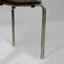 Sgabello in metallo e formica, 1960 ca.