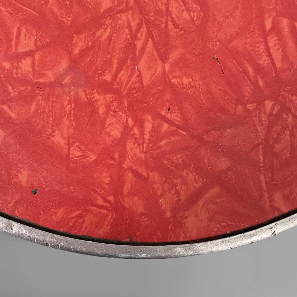 Sgabello in metallo e formica, 1960 ca.