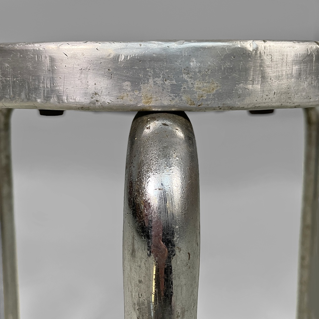 Sgabello in metallo e formica, 1960 ca.