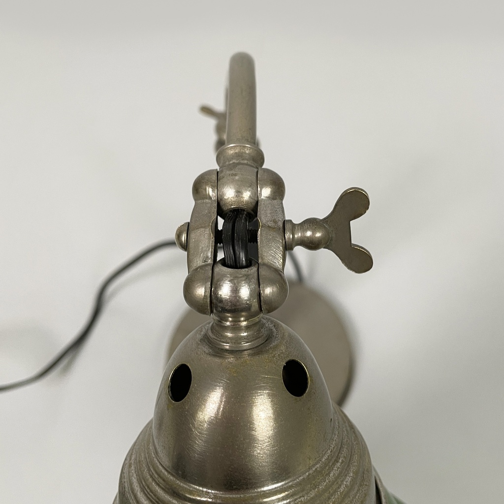 Lampada da tavolo ministeriale in metallo, 1930 ca. 