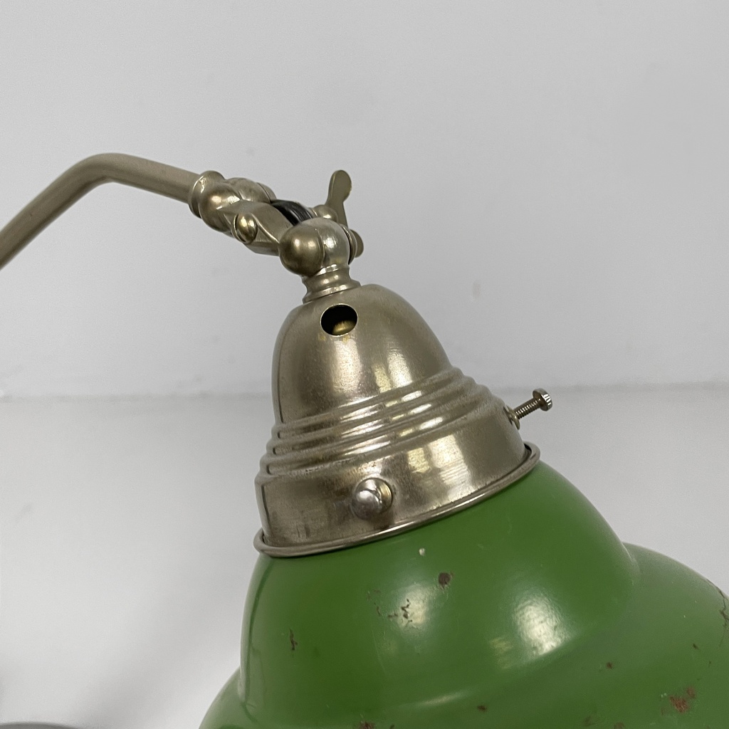 Lampada da tavolo ministeriale in metallo, 1930 ca. 