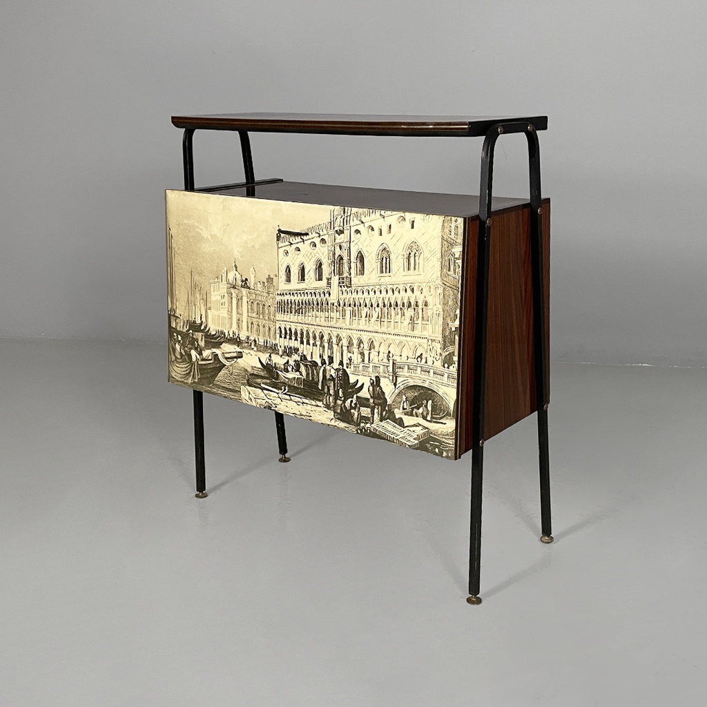 Mobile bar in legno, 1950 ca.