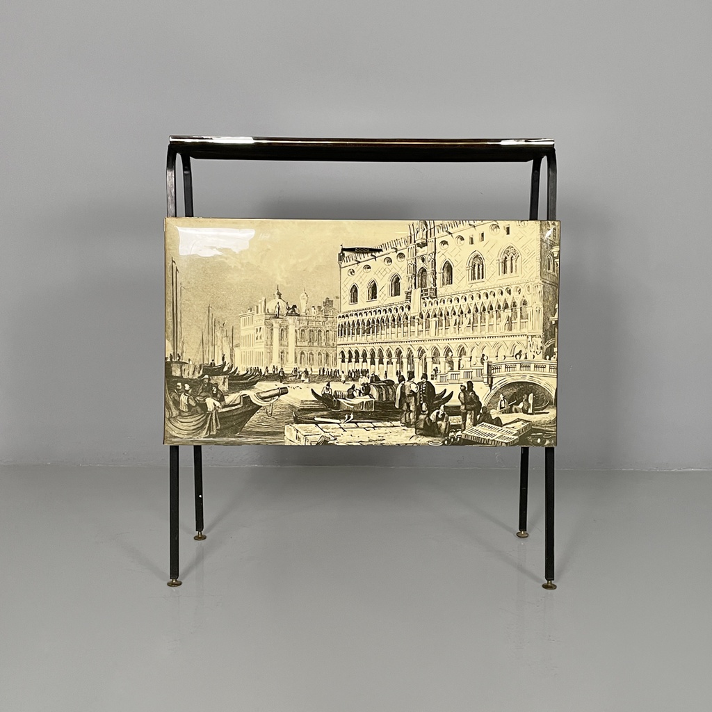 Mobile bar in legno, 1950 ca.