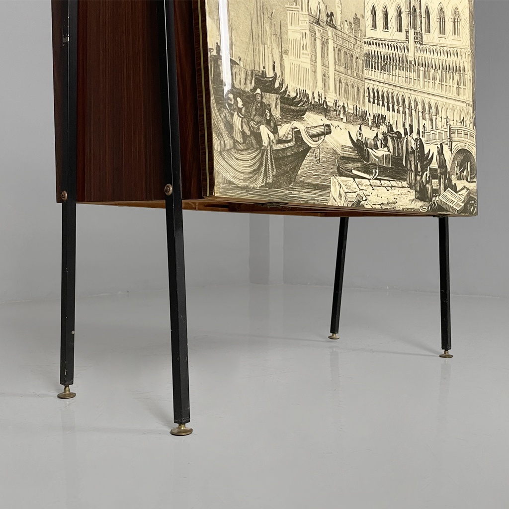 Mobile bar in legno, 1950 ca.