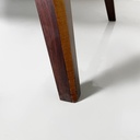 Scrivania in legno e vetro, 1940 ca.