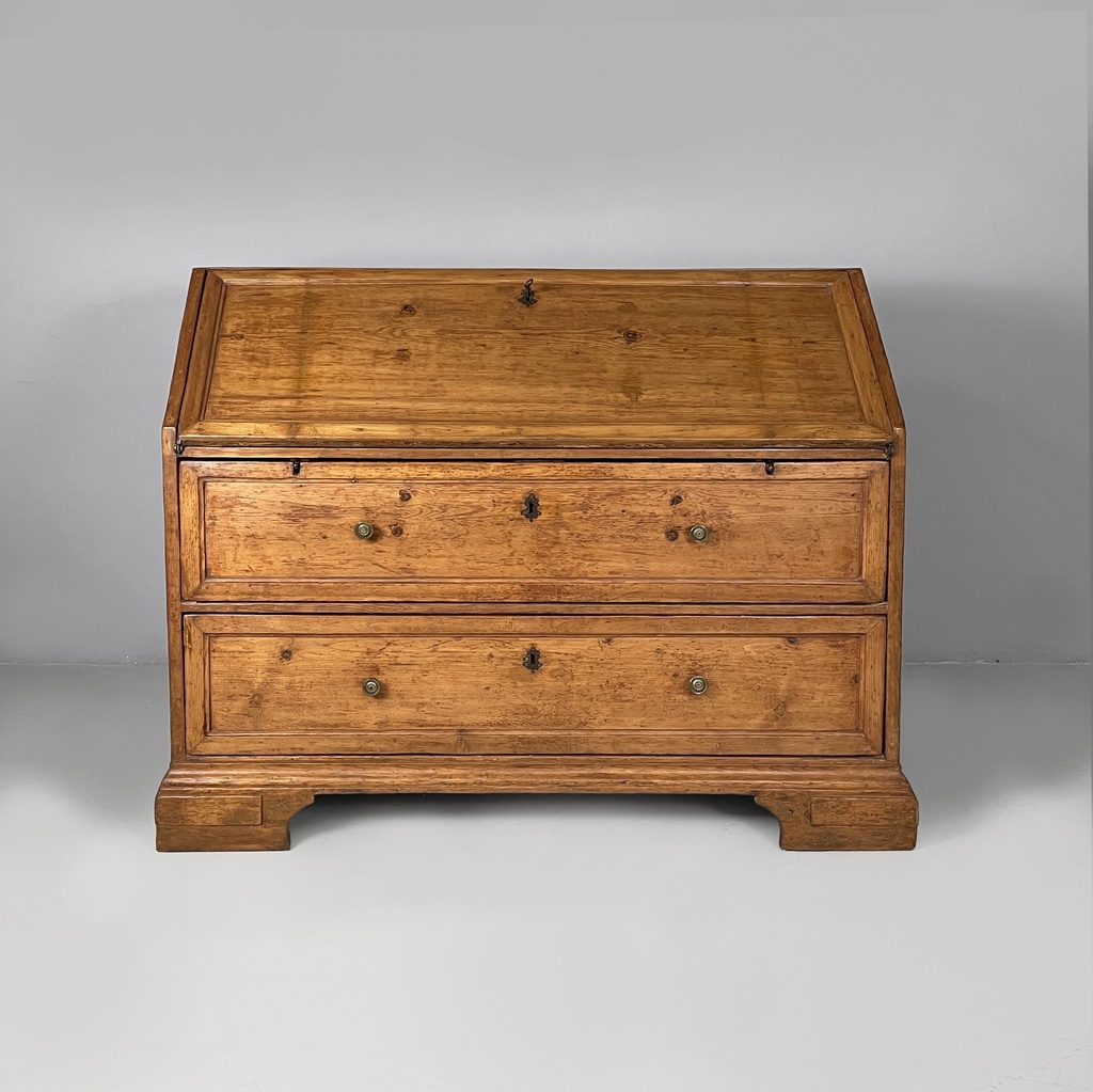 Credenza a ribalta in legno, 1930 ca.