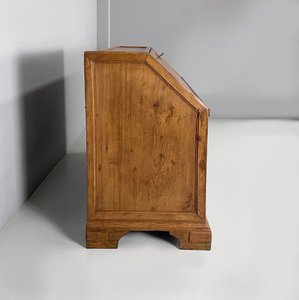 Credenza a ribalta in legno, 1930 ca.