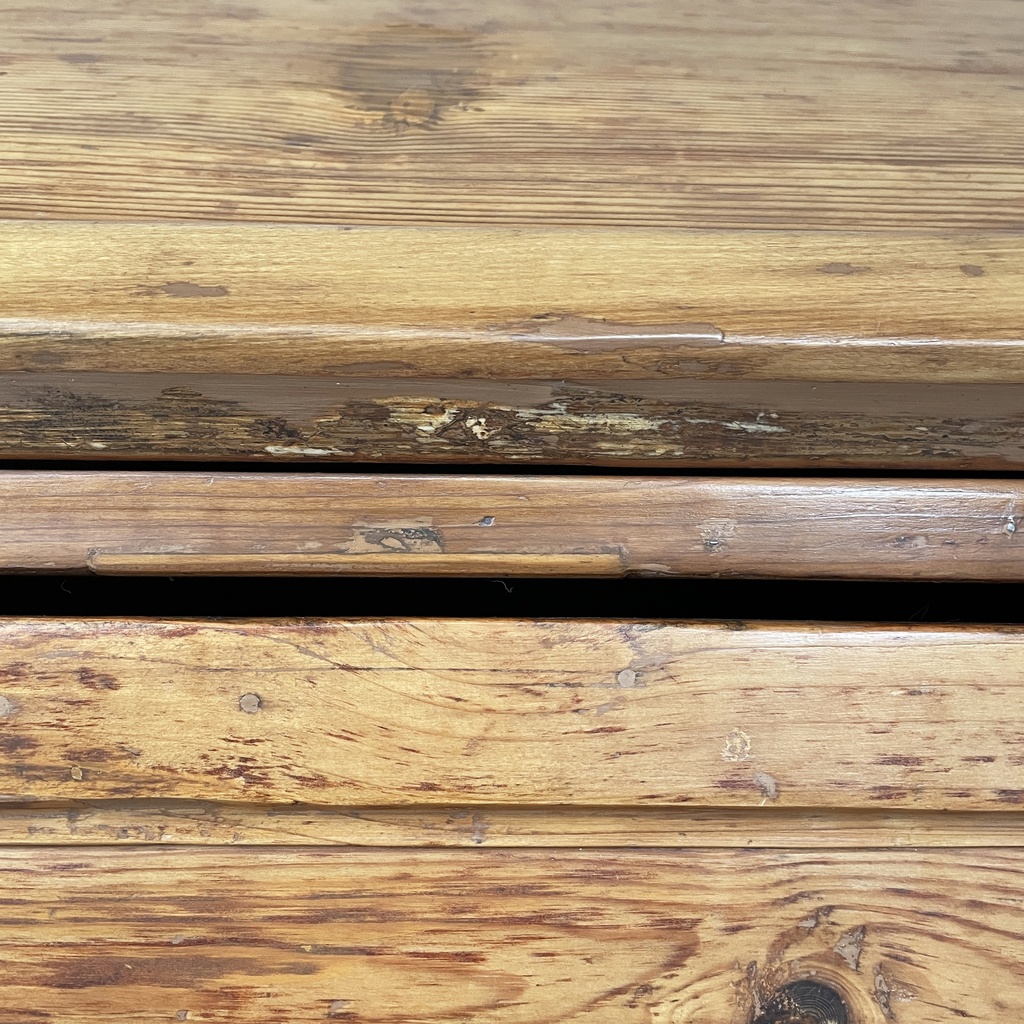 Credenza a ribalta in legno, 1930 ca.