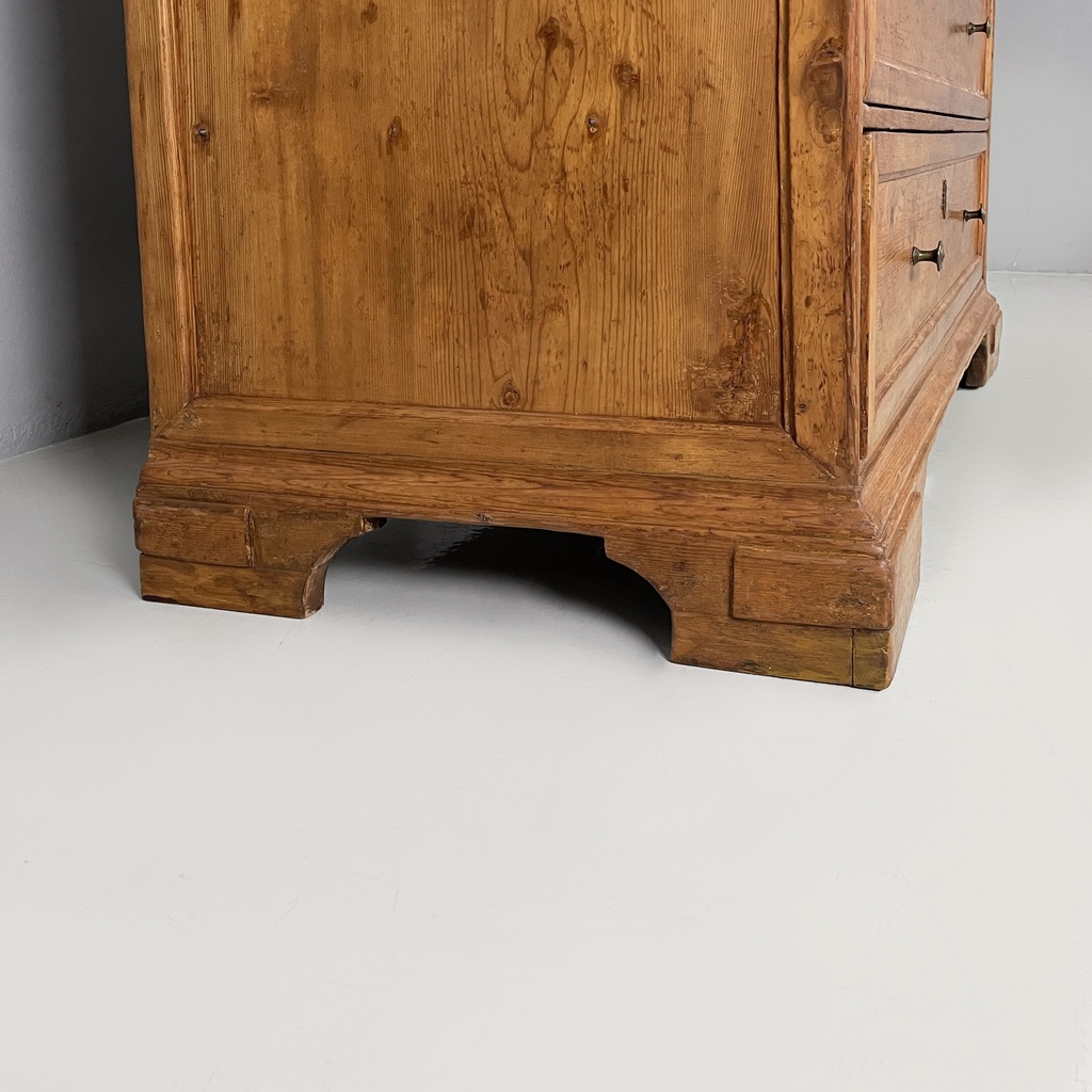 Credenza a ribalta in legno, 1930 ca.