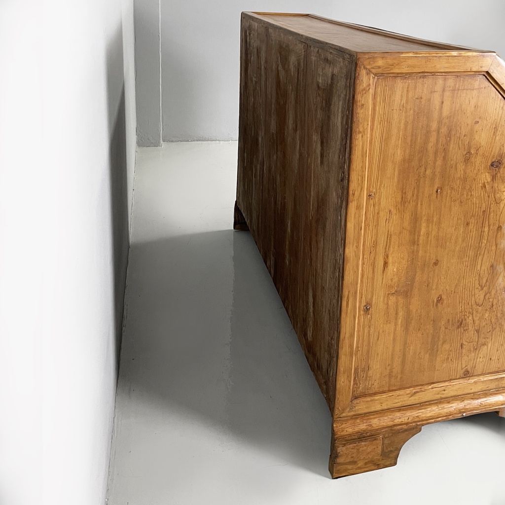 Credenza a ribalta in legno, 1930 ca.