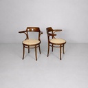 Sedie in paglia e legno, 1950 ca.