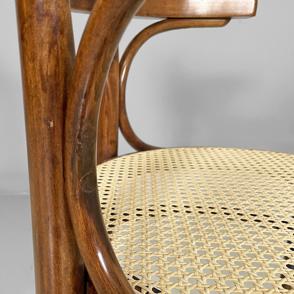 Sedie in paglia e legno, 1950 ca.