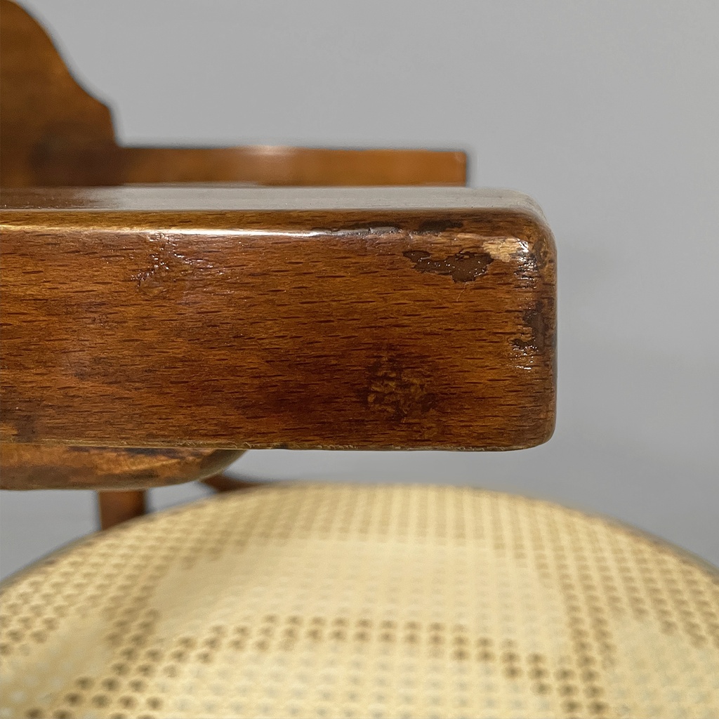 Sedie in paglia e legno, 1950 ca.