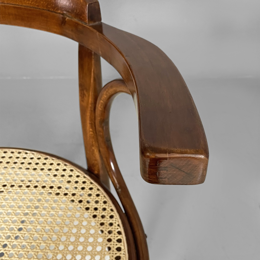 Sedie in paglia e legno, 1950 ca.