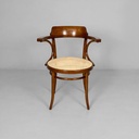 Sedie in paglia e legno, 1950 ca.