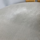 Sedie a pozzetto in legno e velluto beige, 1980 ca. 