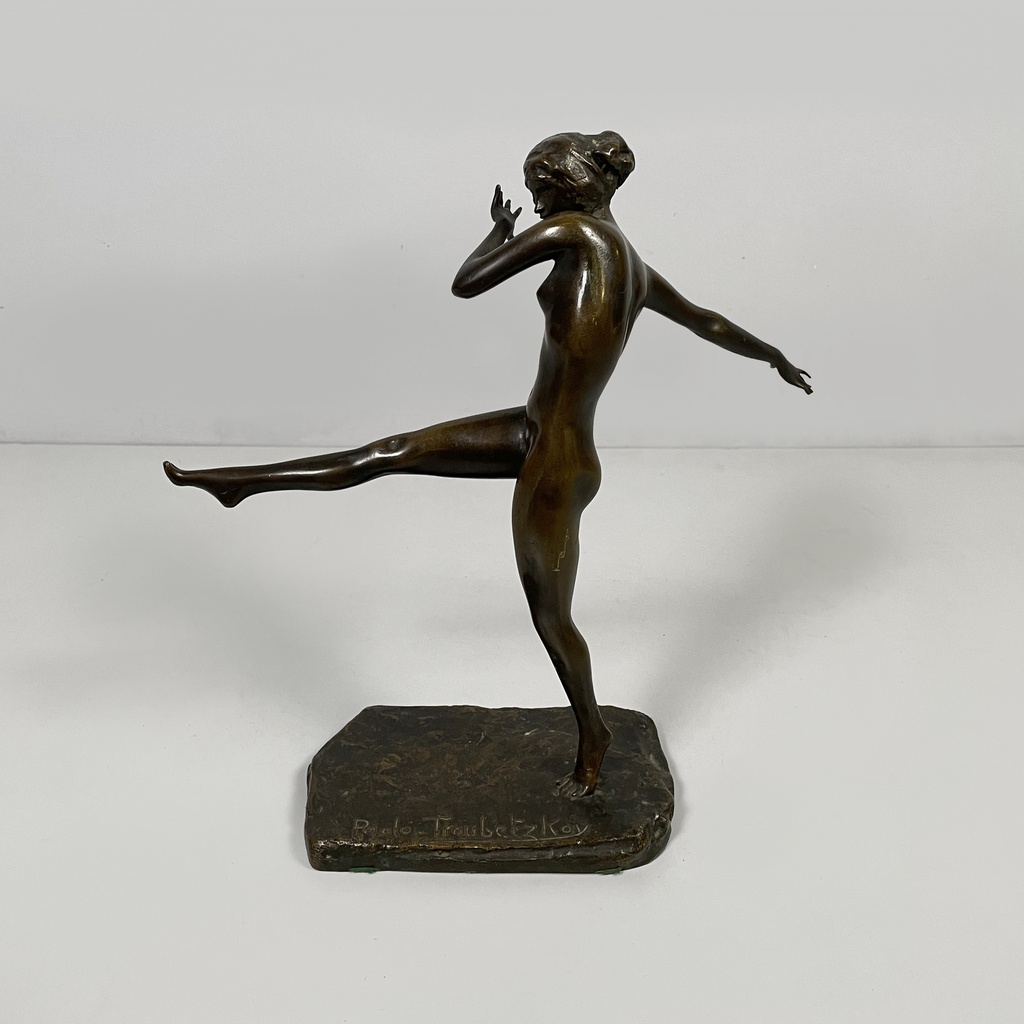 Scultura Ballerina di Paolo Troubetzkoy, inizio 1900 ca.