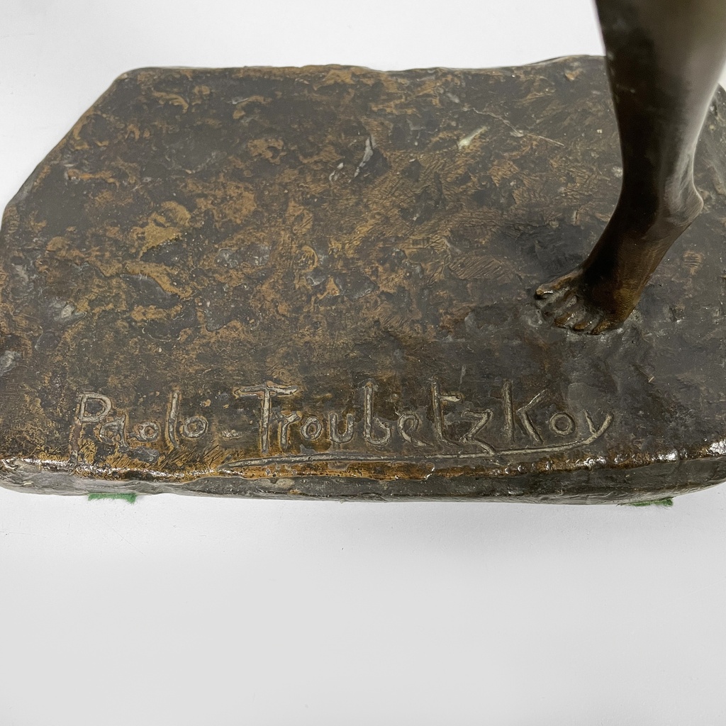 Scultura Ballerina di Paolo Troubetzkoy, inizio 1900 ca.