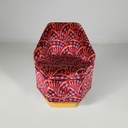 Poltrone in tessuto e legno, 1970 ca.