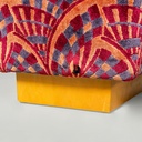 Poltrone in tessuto e legno, 1970 ca.