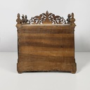 Mobile da tavolo o parete con specchio in legno, 1930 ca.