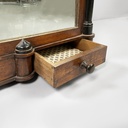 Mobile da tavolo o parete con specchio in legno, 1930 ca.