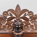 Mobile da tavolo o parete con specchio in legno, 1930 ca.