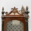 Mobile da tavolo o parete con specchio in legno, 1930 ca.