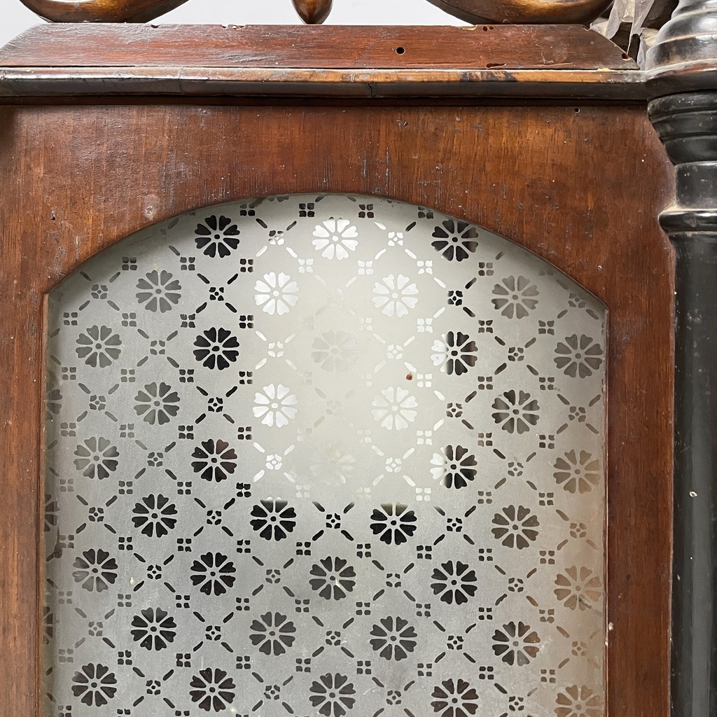 Mobile da tavolo o parete con specchio in legno, 1930 ca.