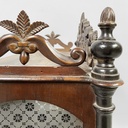 Mobile da tavolo o parete con specchio in legno, 1930 ca.