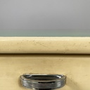 Tavolo da pranzo in legno bianco e verde acqua, 1940 ca.