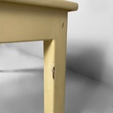 Tavolo da pranzo in legno bianco e verde acqua, 1940 ca.