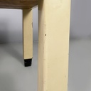 Tavolo da pranzo in legno bianco e verde acqua, 1940 ca.