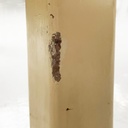 Tavolo da pranzo in legno bianco e verde acqua, 1940 ca.