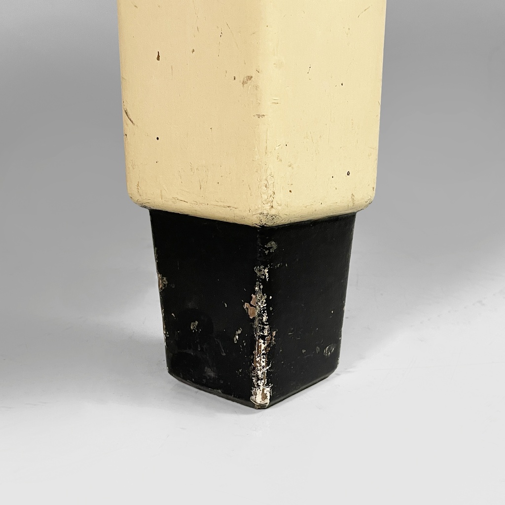 Tavolo da pranzo in legno bianco e verde acqua, 1940 ca.