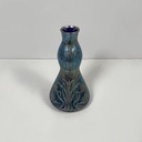 Vaso in vetro e placcato argento, inizio 1900 ca.