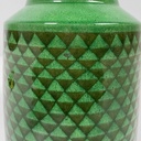 Vaso in ceramica verde, 1950 ca.