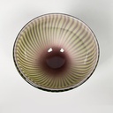 Centrotavola in vetro verde, 1960 ca.