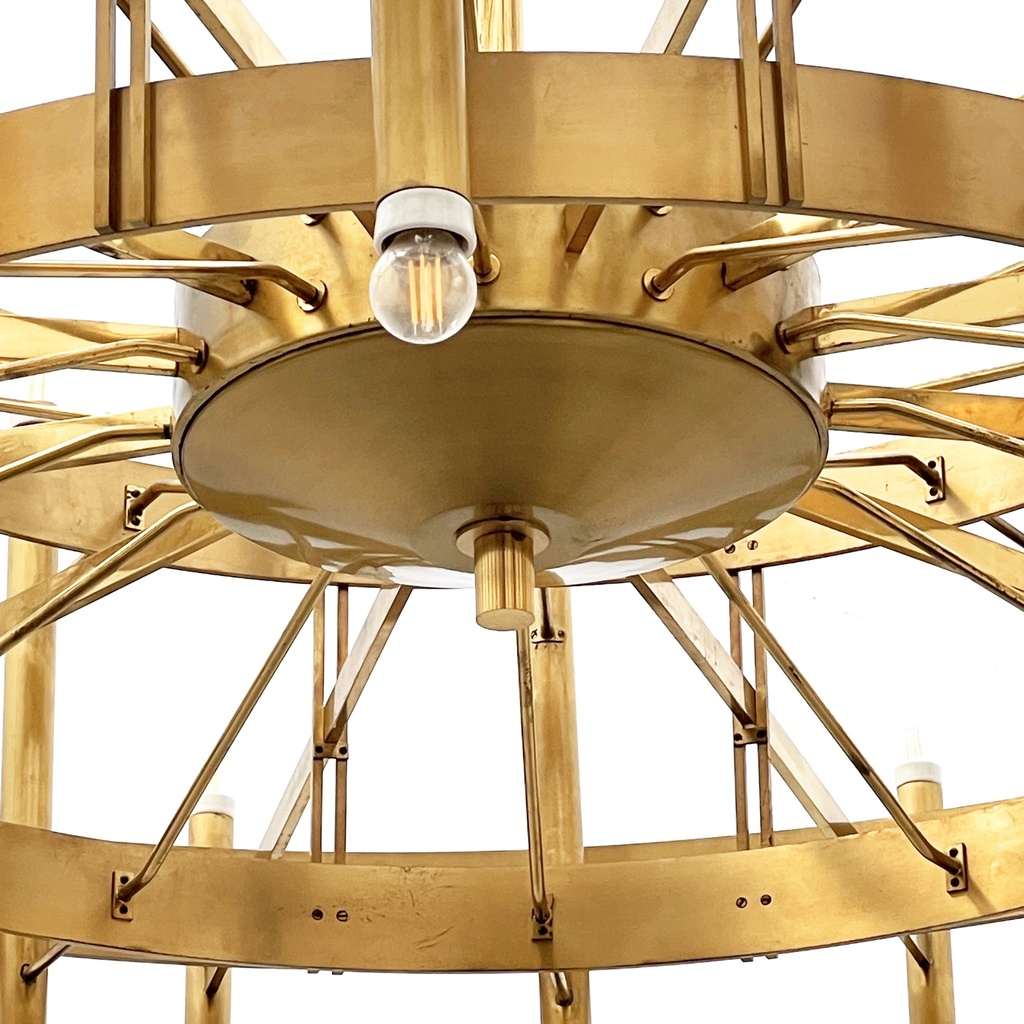 Enorome lampadario di Gaetano Sciolari per Sciolari Lumi D'Arte, 1966