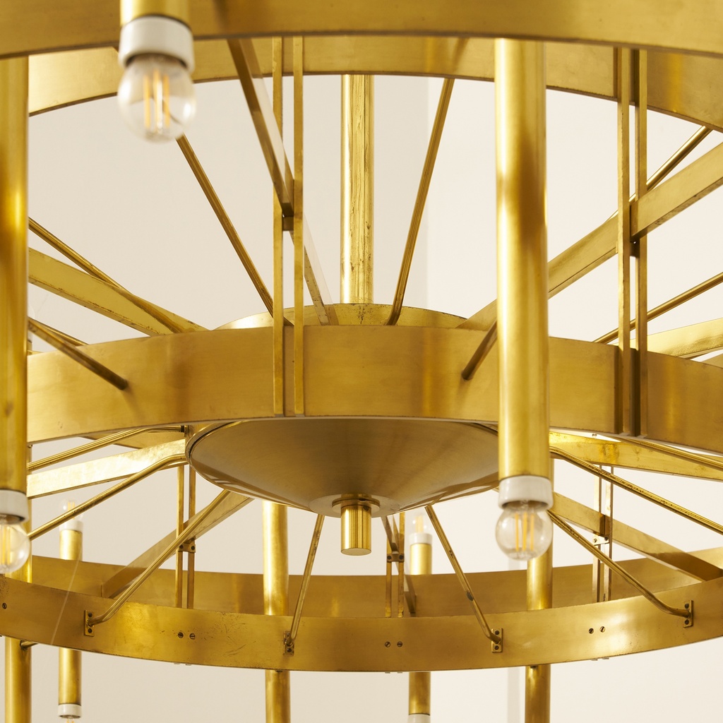 Enorome lampadario di Gaetano Sciolari per Sciolari Lumi D'Arte, 1966