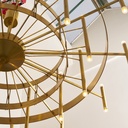 Enorome lampadario di Gaetano Sciolari per Sciolari Lumi D'Arte, 1966