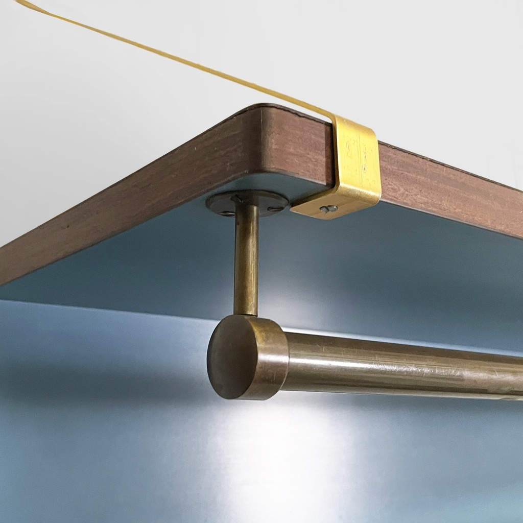 Appendiabiti da parete con cappelliera, 1960 ca.