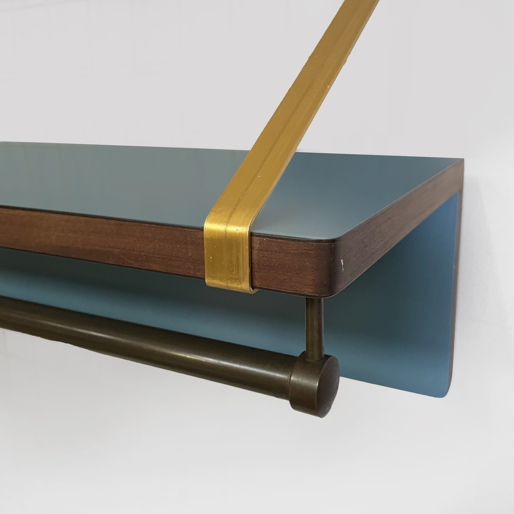 Appendiabiti da parete con cappelliera, 1960 ca.