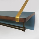 Appendiabiti da parete con cappelliera, 1960 ca.