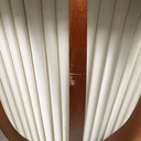 Tavolo da caffè in legno con vano interno in tessuto, 1930 ca.