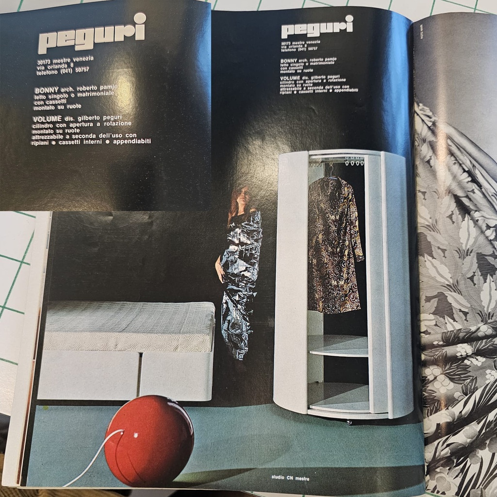 Armadio di Fabio Lenci, 1970 ca.