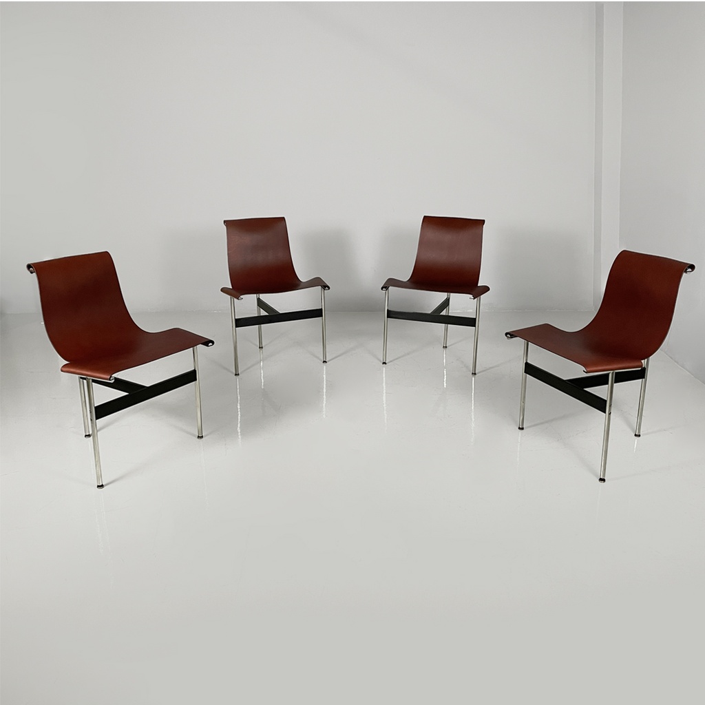 Sedie T di Katavolos, Kelley e Littell per ICF De Padova, 1960 ca.